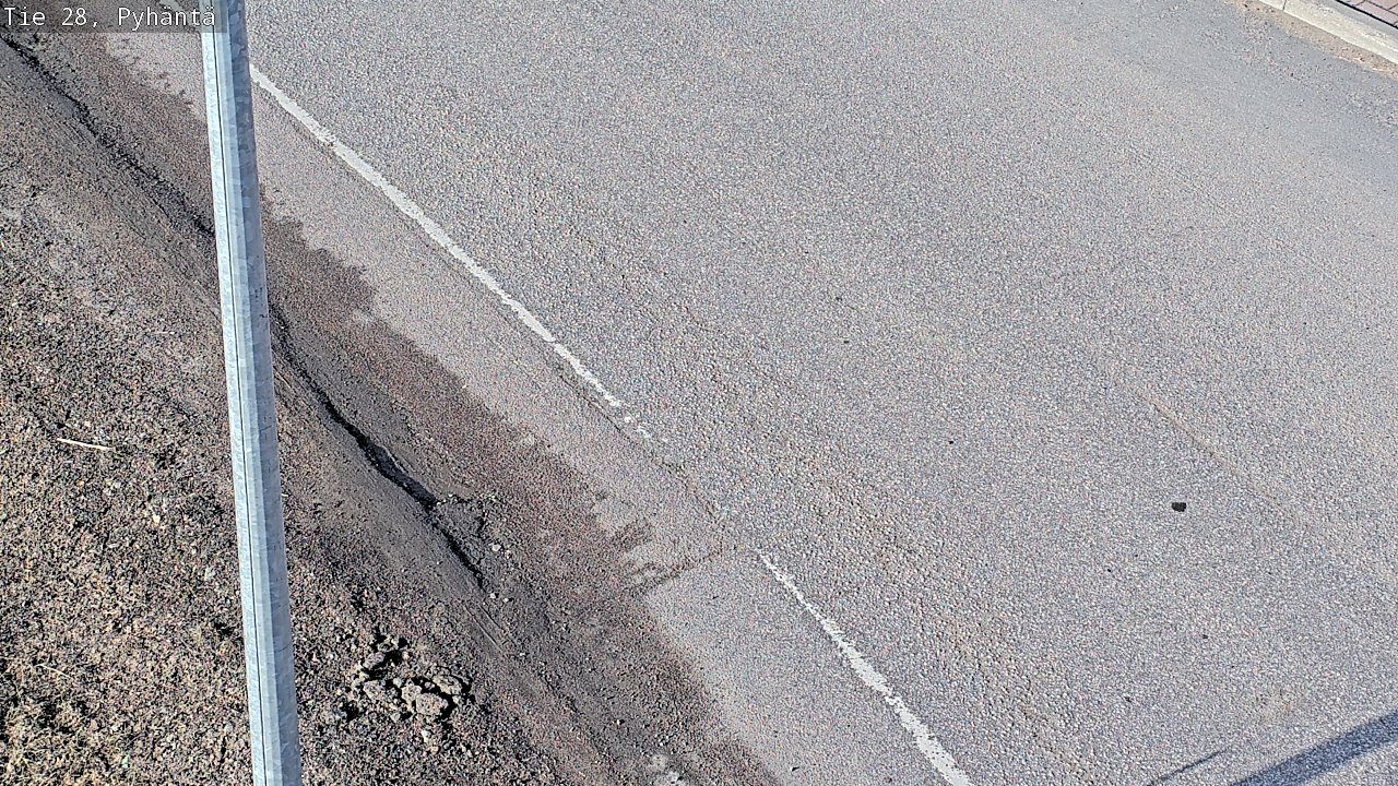 Weather Camera Image Road 28 Pyhäntä, Pyhäntä, Pohjois-Pohjanmaa