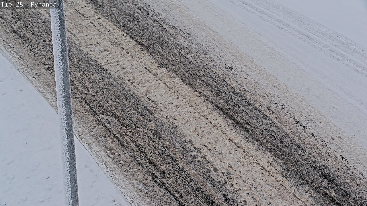 Weather Camera Image Road 28 Pyhäntä, Pyhäntä, Pohjois-Pohjanmaa