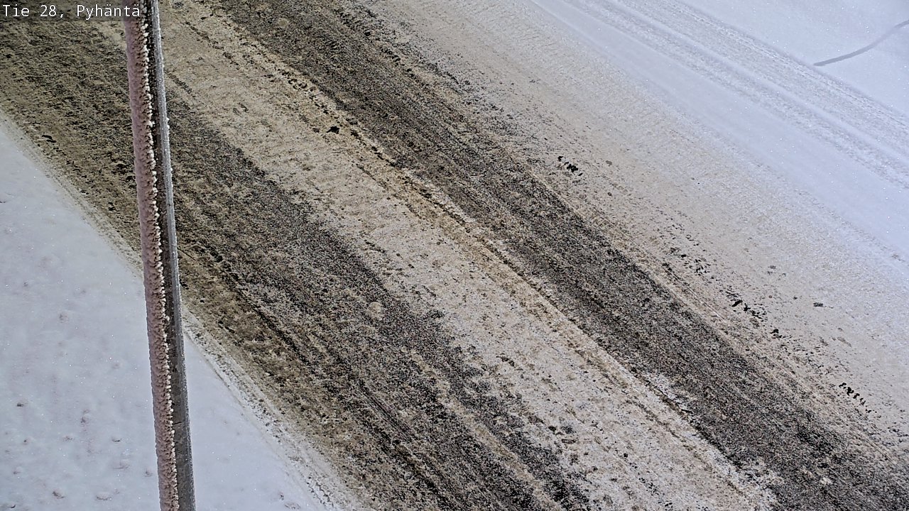 Weather Camera Image Road 28 Pyhäntä, Pyhäntä, Pohjois-Pohjanmaa
