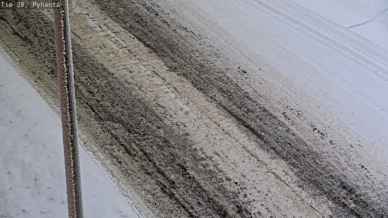 Weather Camera Image Road 28 Pyhäntä, Pyhäntä, Pohjois-Pohjanmaa