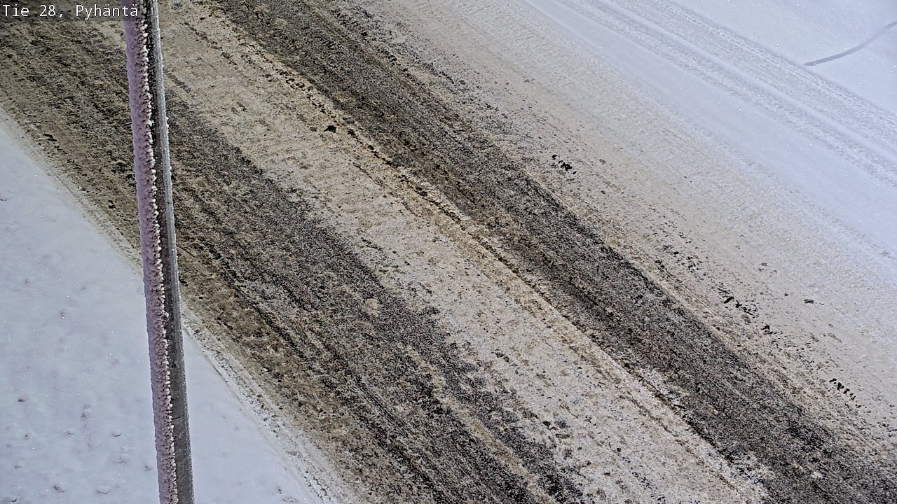 Weather Camera Image Road 28 Pyhäntä, Pyhäntä, Pohjois-Pohjanmaa