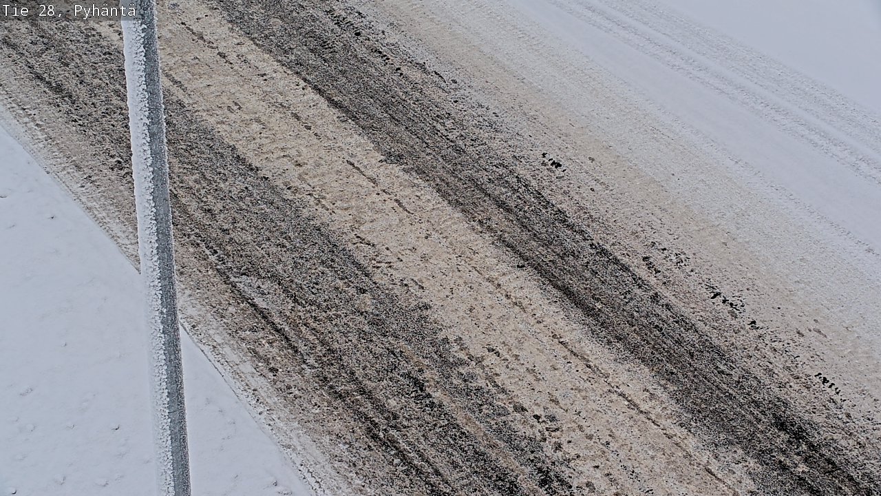 Weather Camera Image Road 28 Pyhäntä, Pyhäntä, Pohjois-Pohjanmaa