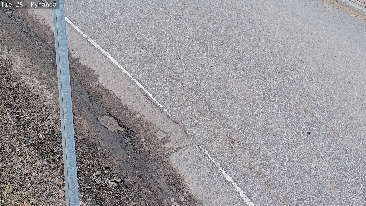 Weather Camera Image Road 28 Pyhäntä, Pyhäntä, Pohjois-Pohjanmaa