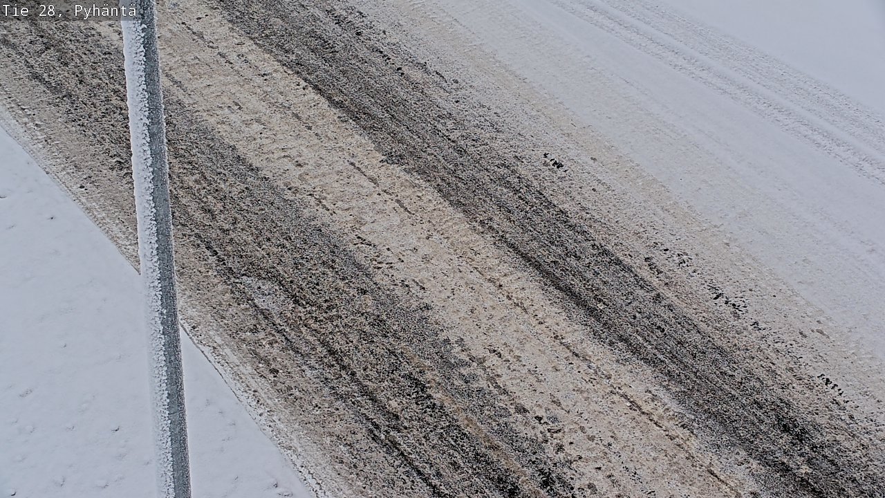 Weather Camera Image Road 28 Pyhäntä, Pyhäntä, Pohjois-Pohjanmaa