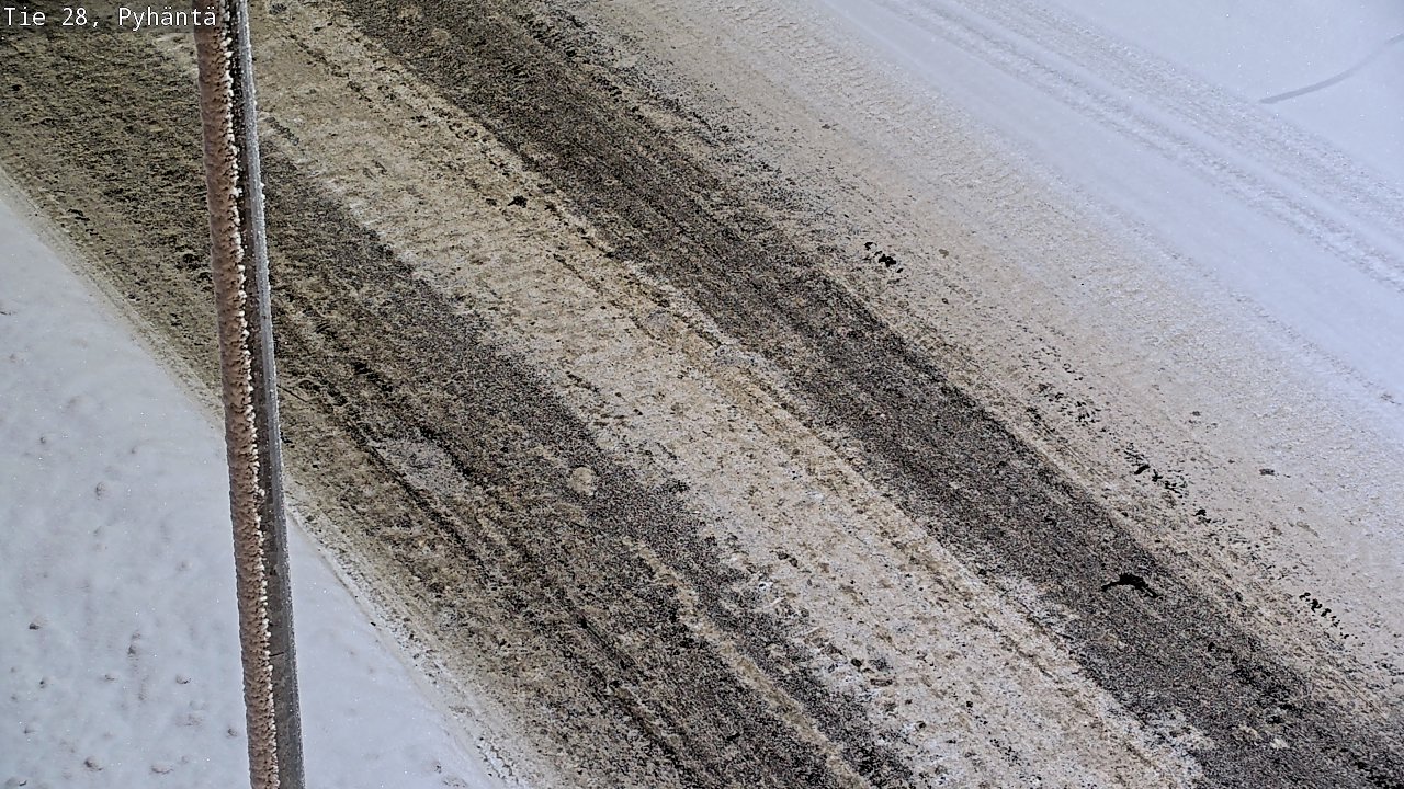 Weather Camera Image Road 28 Pyhäntä, Pyhäntä, Pohjois-Pohjanmaa