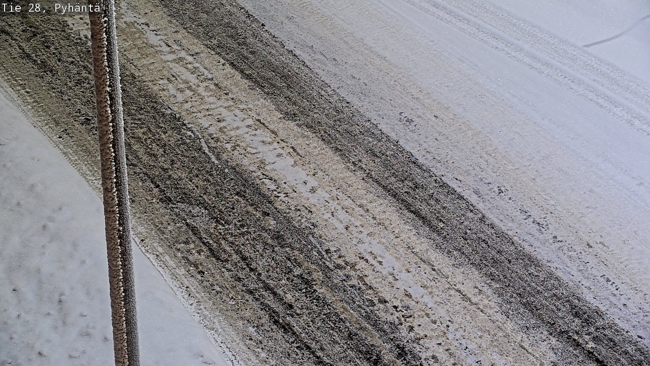 Weather Camera Image Road 28 Pyhäntä, Pyhäntä, Pohjois-Pohjanmaa