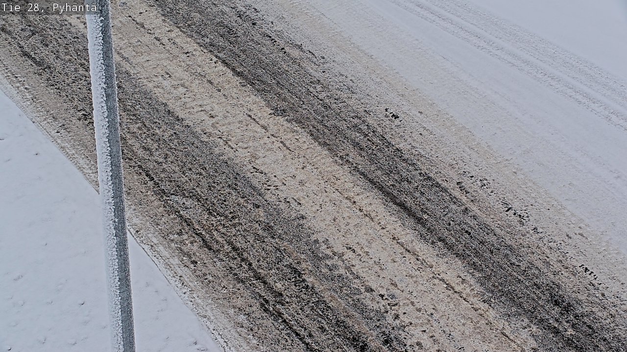 Weather Camera Image Road 28 Pyhäntä, Pyhäntä, Pohjois-Pohjanmaa