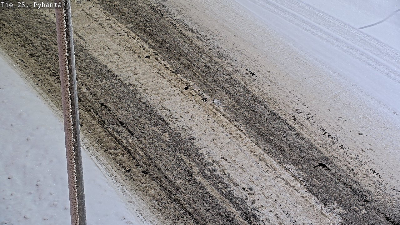 Weather Camera Image Road 28 Pyhäntä, Pyhäntä, Pohjois-Pohjanmaa