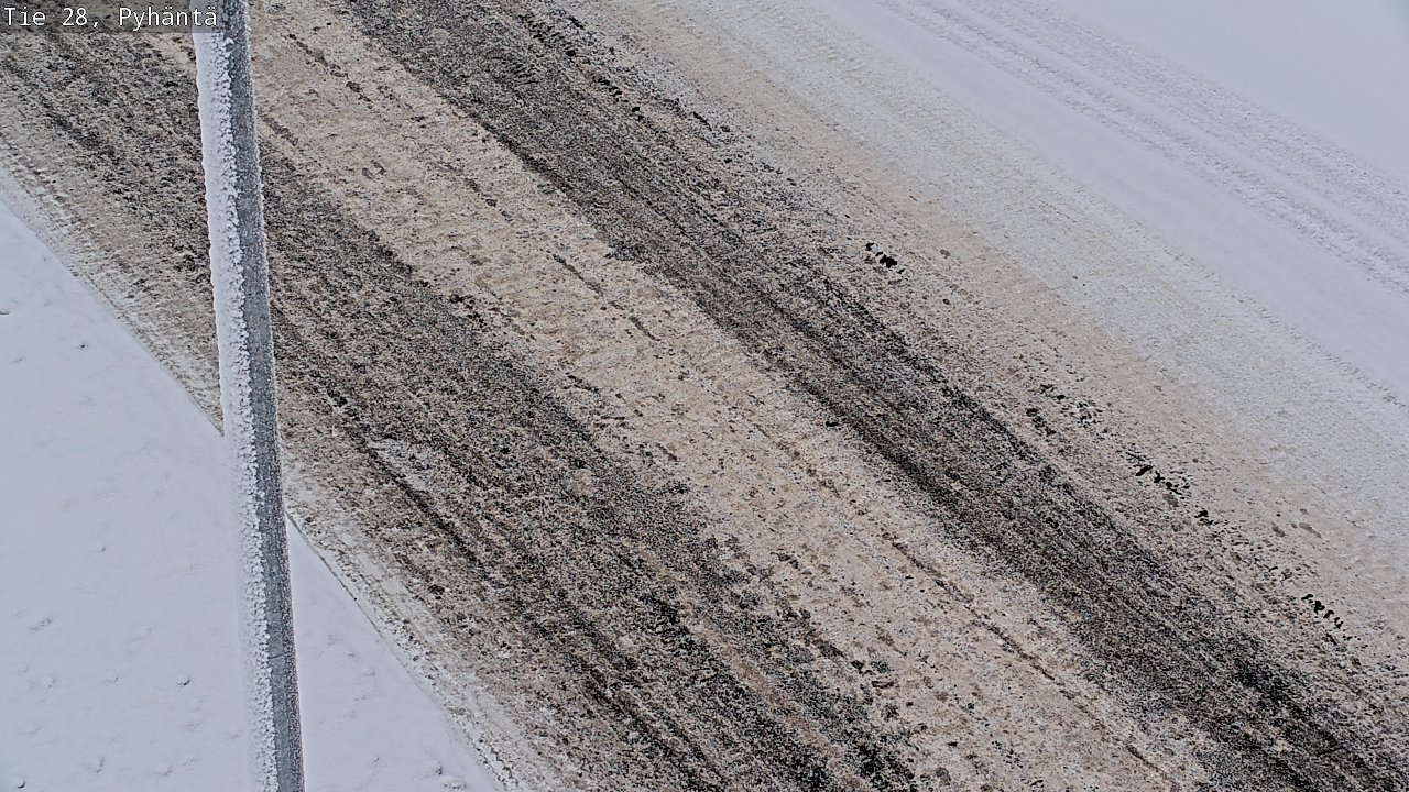 Weather Camera Image Road 28 Pyhäntä, Pyhäntä, Pohjois-Pohjanmaa