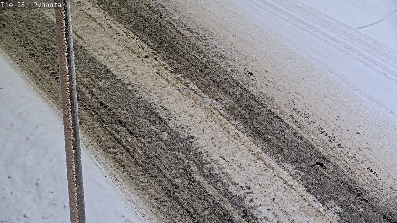 Weather Camera Image Road 28 Pyhäntä, Pyhäntä, Pohjois-Pohjanmaa