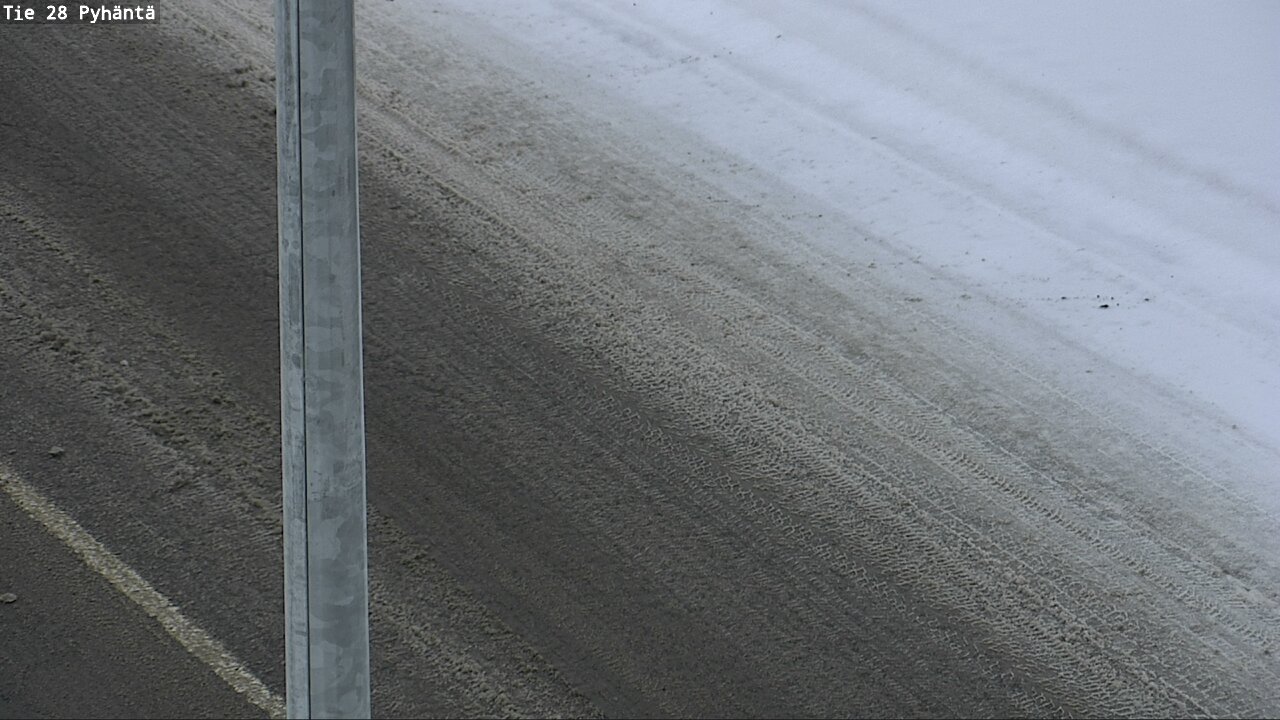 Weather Camera Image Road 28 Pyhäntä, Pyhäntä, Pohjois-Pohjanmaa