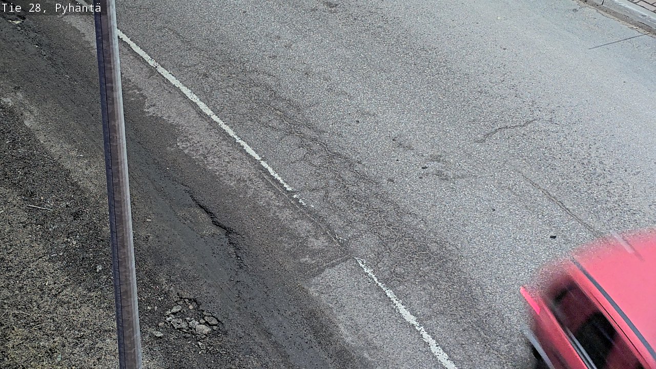 Kelikamerat Kuva Tie 28 Pyhäntä, Pyhäntä, Pohjois-Pohjanmaa