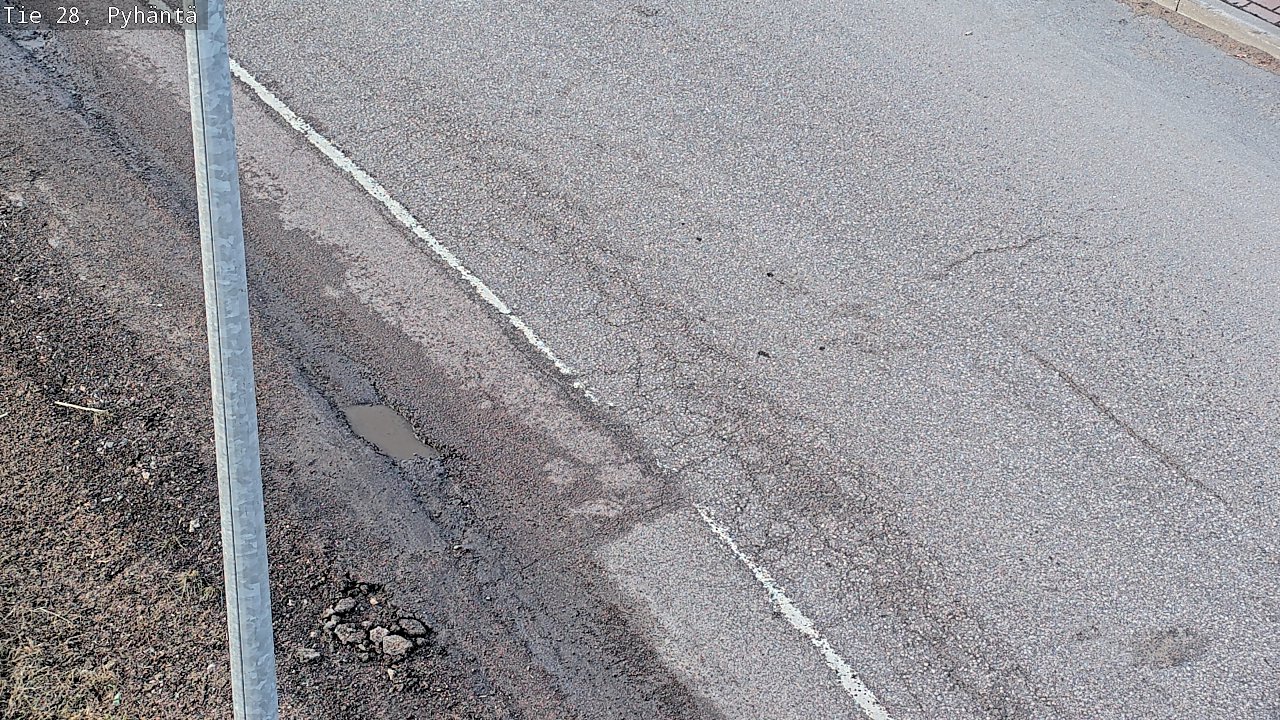 Kelikamerat Kuva Tie 28 Pyhäntä, Pyhäntä, Pohjois-Pohjanmaa