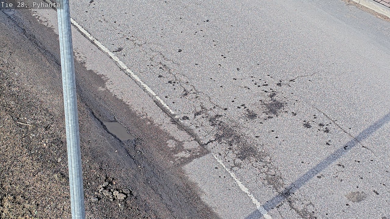 Kelikamerat Kuva Tie 28 Pyhäntä, Pyhäntä, Pohjois-Pohjanmaa