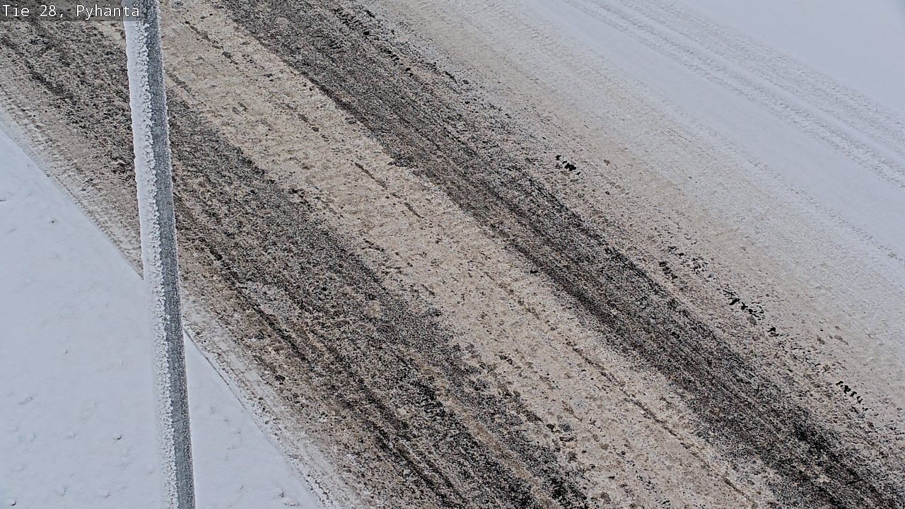 Weather Camera Image Road 28 Pyhäntä, Pyhäntä, Pohjois-Pohjanmaa
