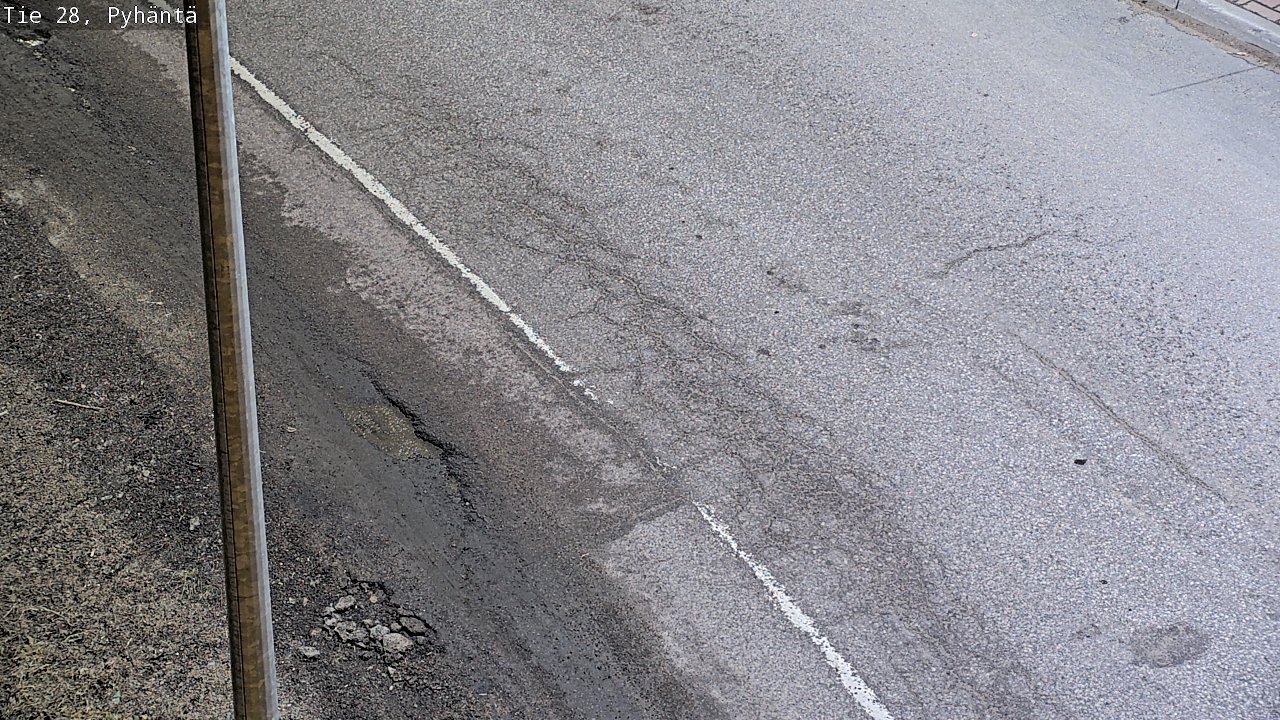 Kelikamerat Kuva Tie 28 Pyhäntä, Pyhäntä, Pohjois-Pohjanmaa