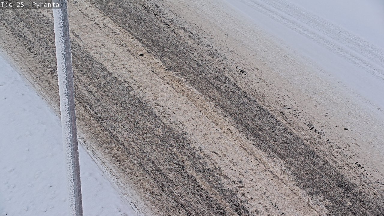Weather Camera Image Road 28 Pyhäntä, Pyhäntä, Pohjois-Pohjanmaa