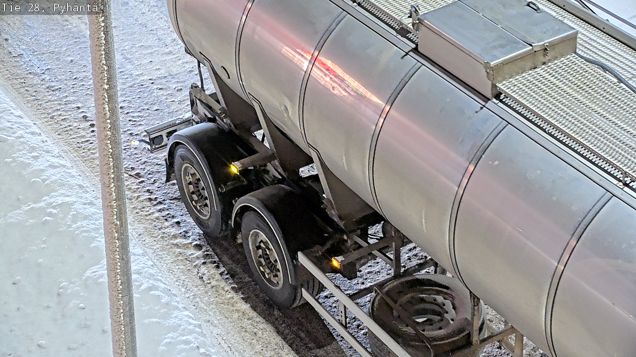 Weather Camera Image Road 28 Pyhäntä, Pyhäntä, Pohjois-Pohjanmaa