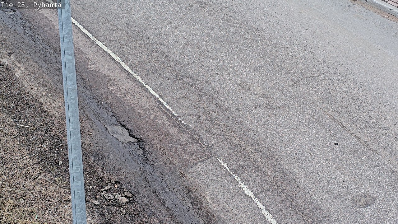 Kelikamerat Kuva Tie 28 Pyhäntä, Pyhäntä, Pohjois-Pohjanmaa