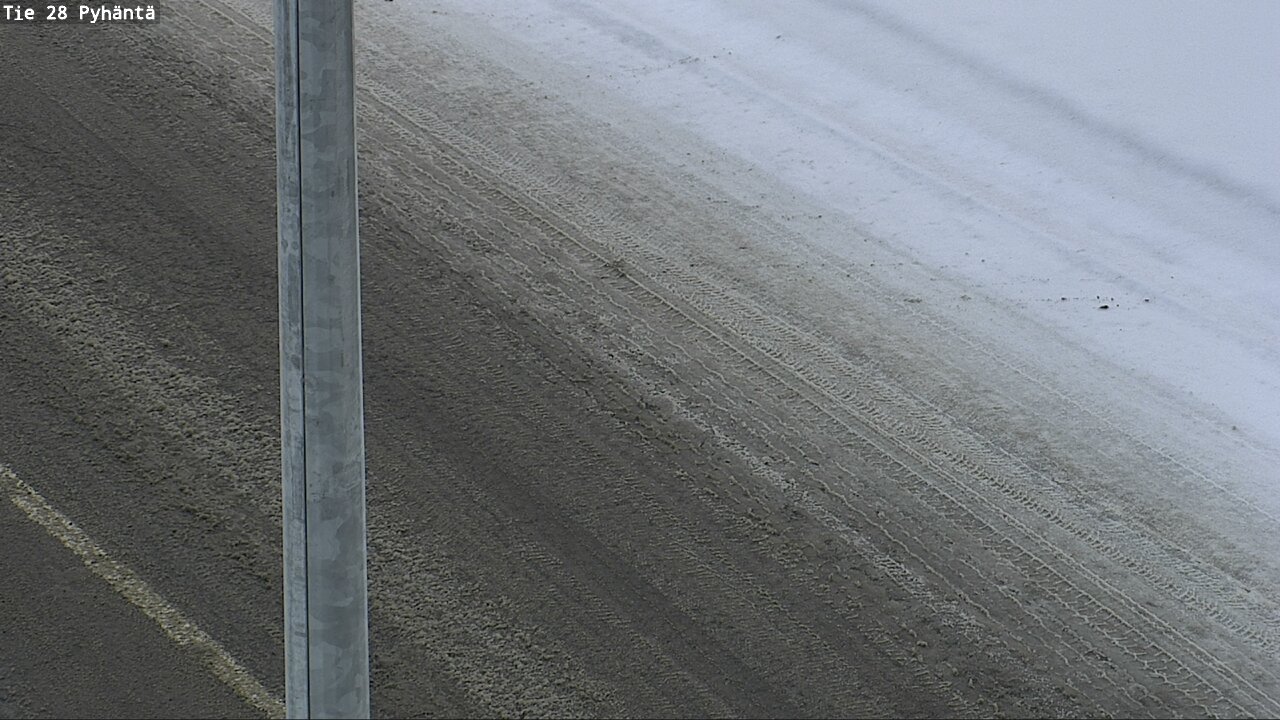 Weather Camera Image Road 28 Pyhäntä, Pyhäntä, Pohjois-Pohjanmaa