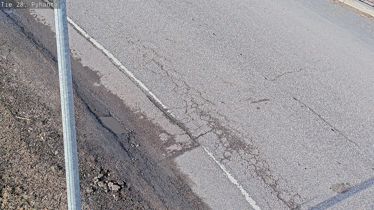 Kelikamerat Kuva Tie 28 Pyhäntä, Pyhäntä, Pohjois-Pohjanmaa