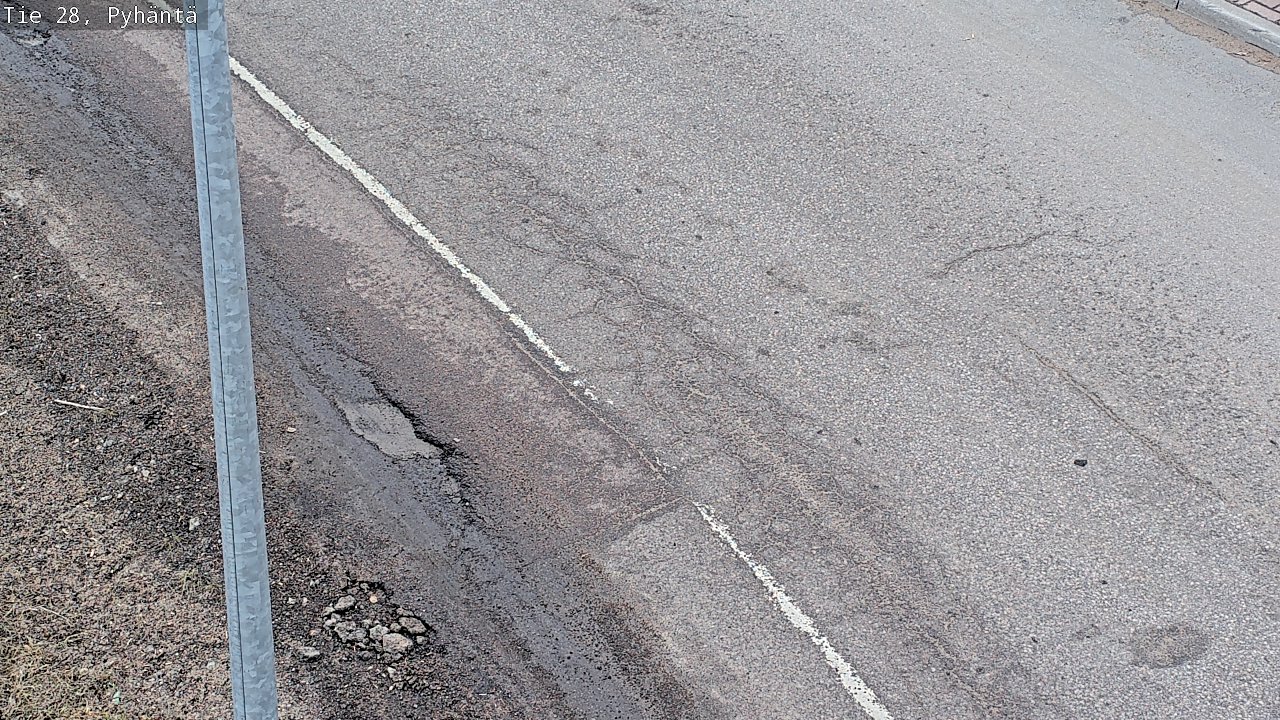 Kelikamerat Kuva Tie 28 Pyhäntä, Pyhäntä, Pohjois-Pohjanmaa