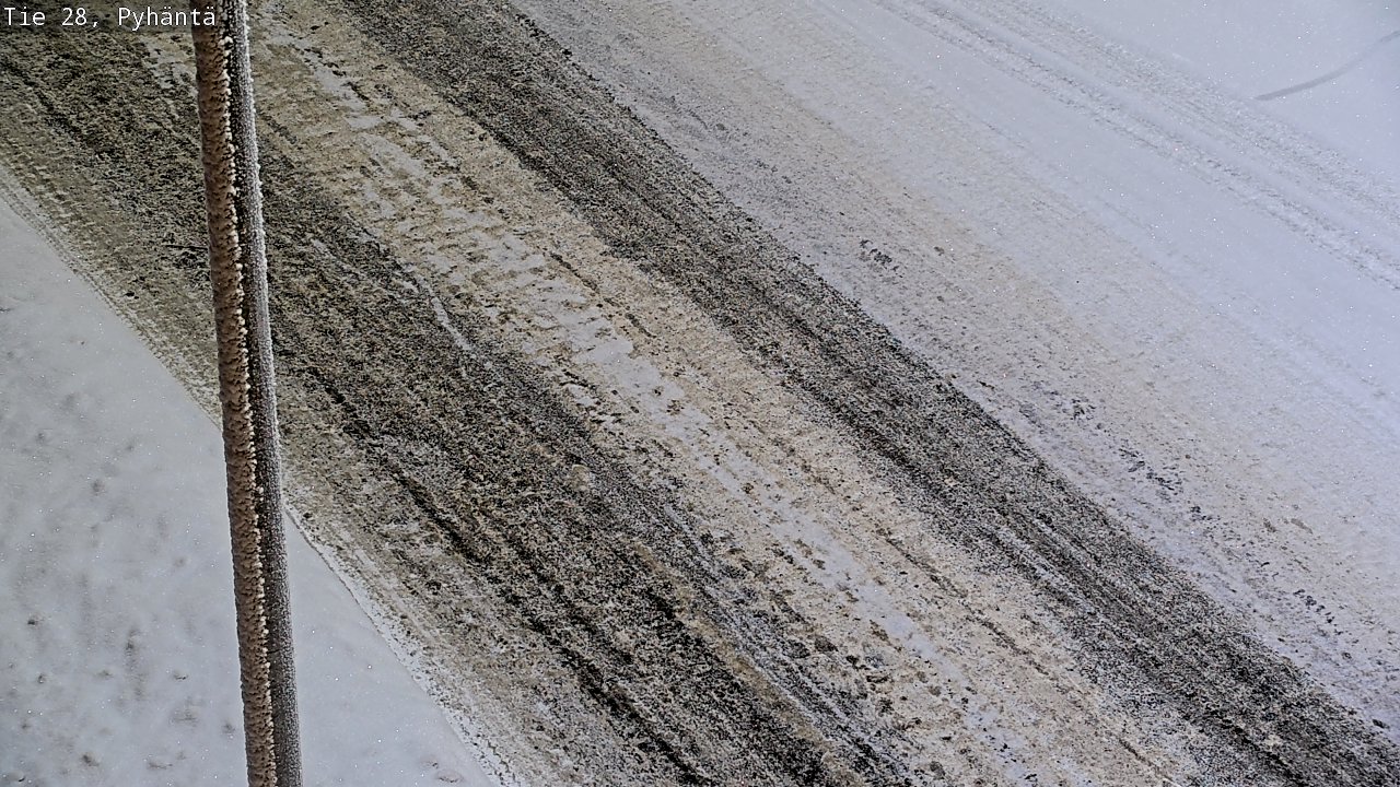 Weather Camera Image Road 28 Pyhäntä, Pyhäntä, Pohjois-Pohjanmaa