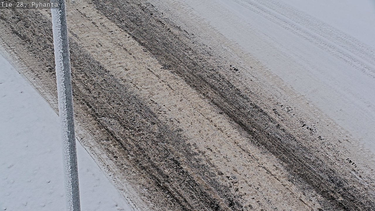 Weather Camera Image Road 28 Pyhäntä, Pyhäntä, Pohjois-Pohjanmaa