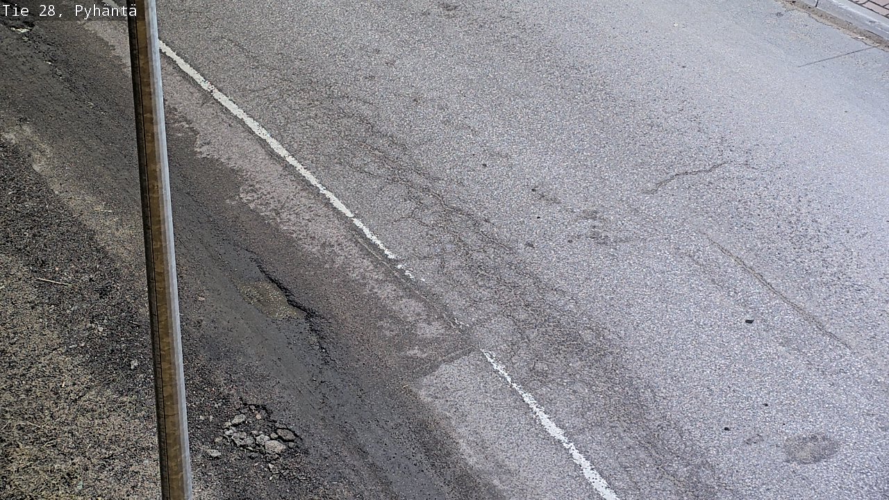 Kelikamerat Kuva Tie 28 Pyhäntä, Pyhäntä, Pohjois-Pohjanmaa