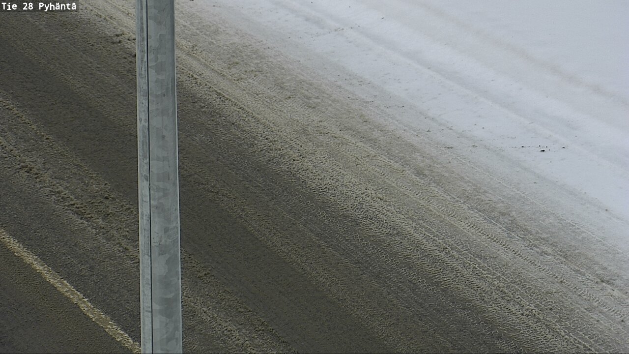 Weather Camera Image Road 28 Pyhäntä, Pyhäntä, Pohjois-Pohjanmaa