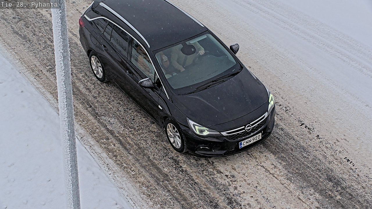 Weather Camera Image Road 28 Pyhäntä, Pyhäntä, Pohjois-Pohjanmaa