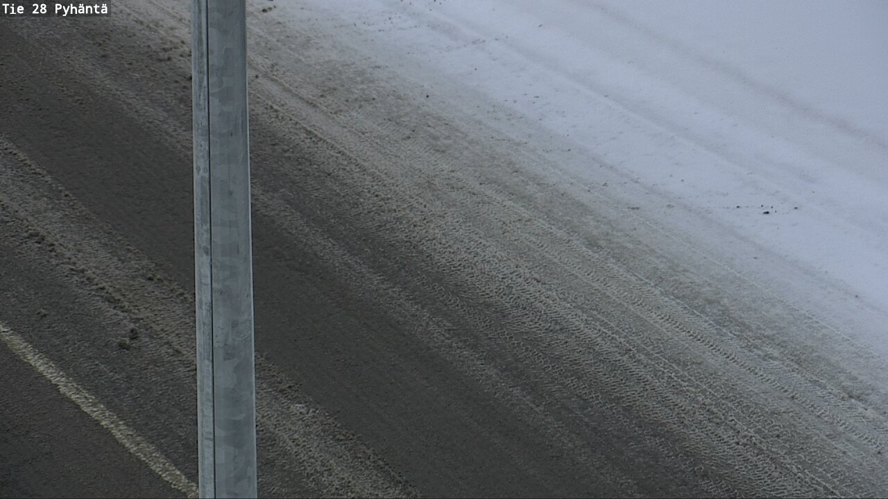 Weather Camera Image Road 28 Pyhäntä, Pyhäntä, Pohjois-Pohjanmaa