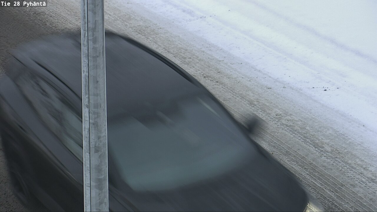 Weather Camera Image Road 28 Pyhäntä, Pyhäntä, Pohjois-Pohjanmaa