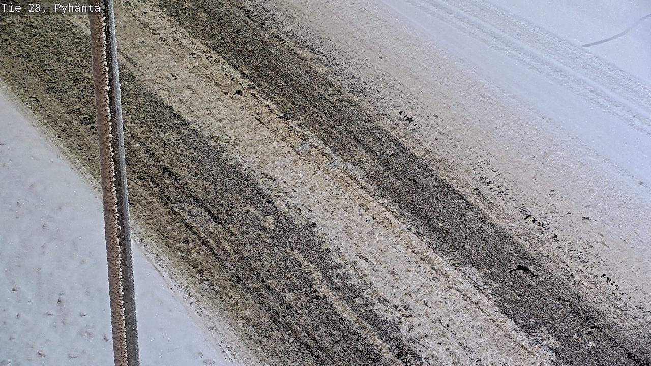 Weather Camera Image Road 28 Pyhäntä, Pyhäntä, Pohjois-Pohjanmaa