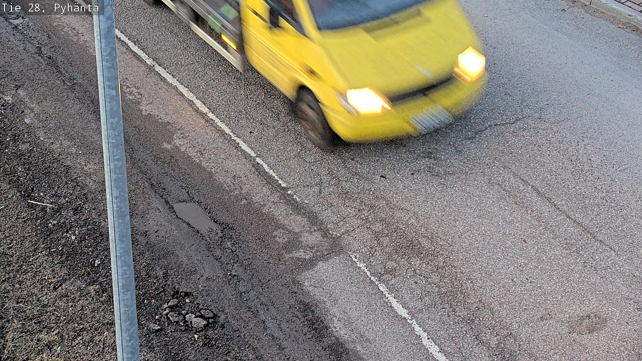 Kelikamerat Kuva Tie 28 Pyhäntä, Pyhäntä, Pohjois-Pohjanmaa