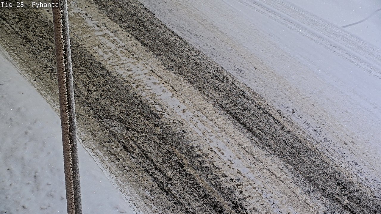 Weather Camera Image Road 28 Pyhäntä, Pyhäntä, Pohjois-Pohjanmaa