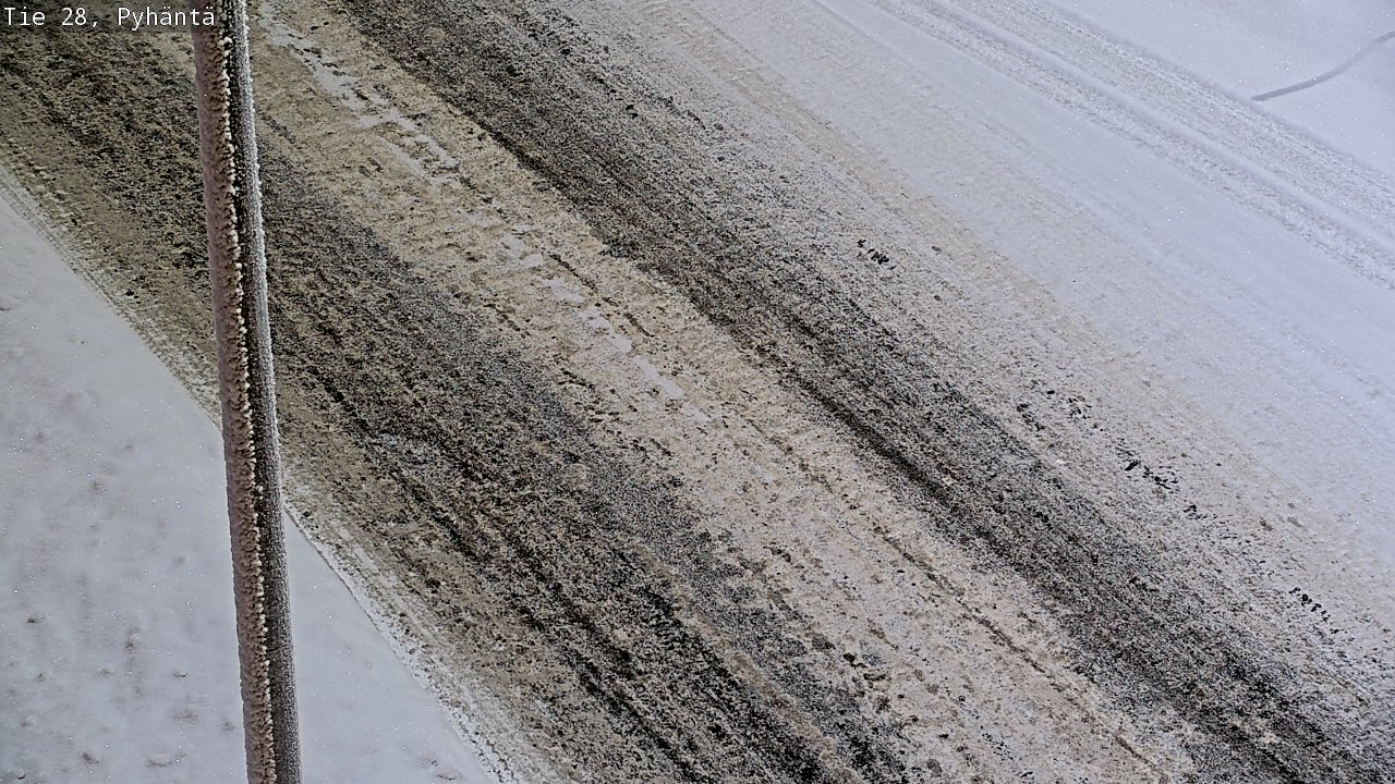Weather Camera Image Road 28 Pyhäntä, Pyhäntä, Pohjois-Pohjanmaa