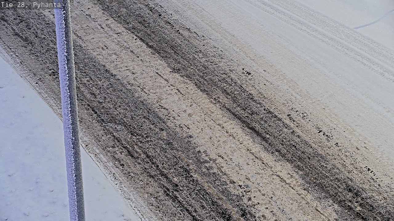 Weather Camera Image Road 28 Pyhäntä, Pyhäntä, Pohjois-Pohjanmaa