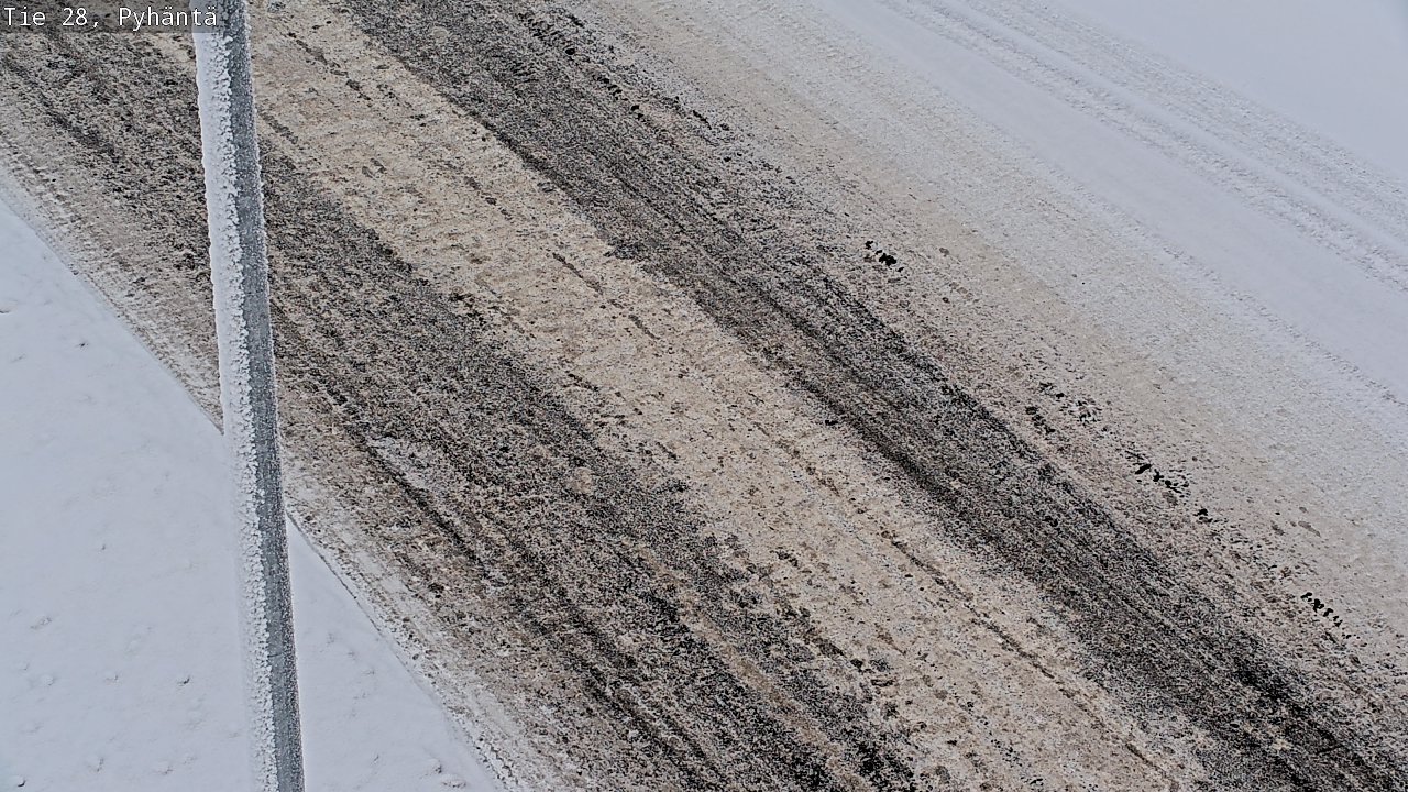 Weather Camera Image Road 28 Pyhäntä, Pyhäntä, Pohjois-Pohjanmaa