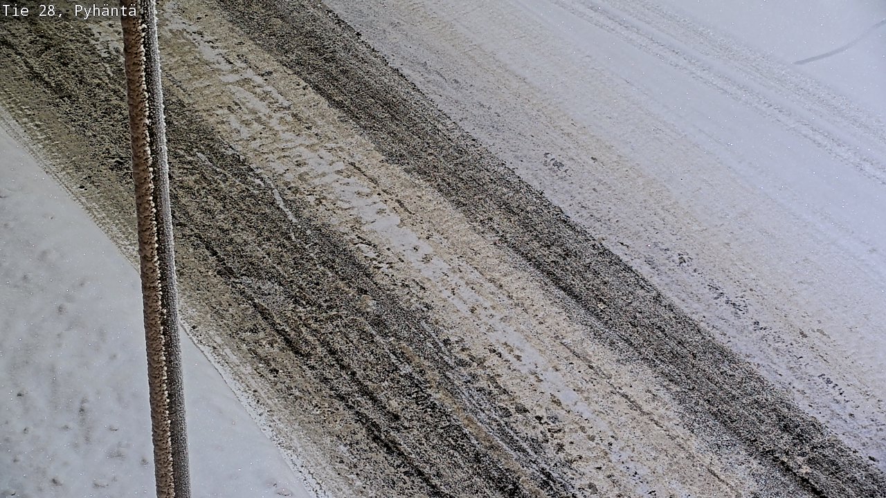 Weather Camera Image Road 28 Pyhäntä, Pyhäntä, Pohjois-Pohjanmaa