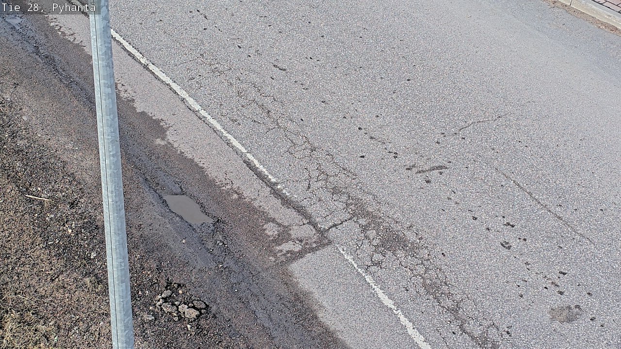 Kelikamerat Kuva Tie 28 Pyhäntä, Pyhäntä, Pohjois-Pohjanmaa