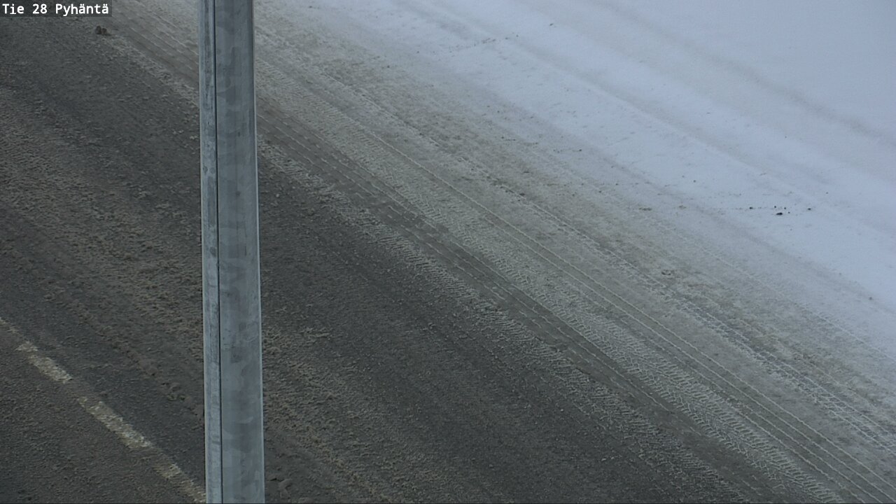 Weather Camera Image Road 28 Pyhäntä, Pyhäntä, Pohjois-Pohjanmaa