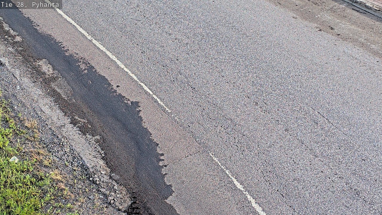 Weather Camera Image Road 28 Pyhäntä, Pyhäntä, Pohjois-Pohjanmaa