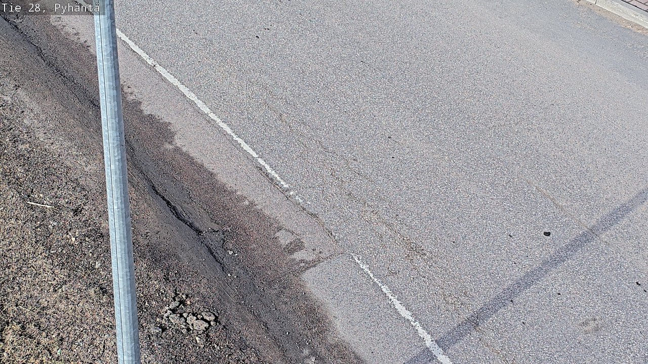 Weather Camera Image Road 28 Pyhäntä, Pyhäntä, Pohjois-Pohjanmaa