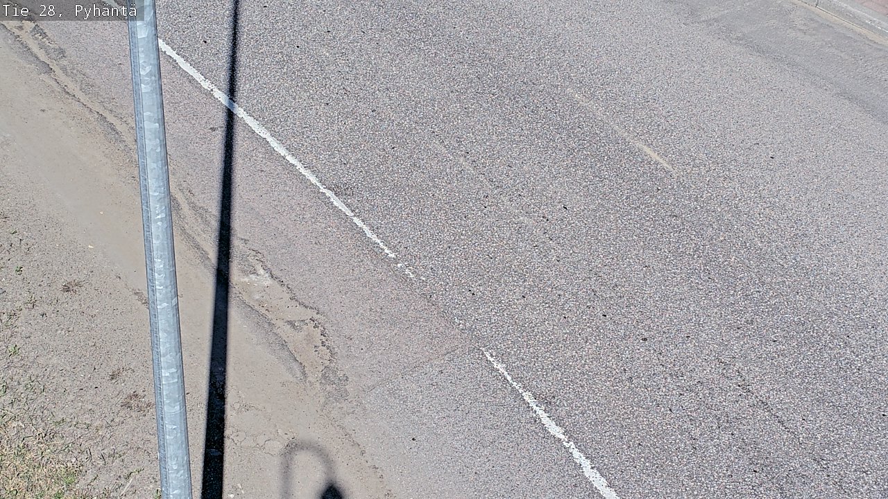 Kelikamerat Kuva Tie 28 Pyhäntä, Pyhäntä, Pohjois-Pohjanmaa