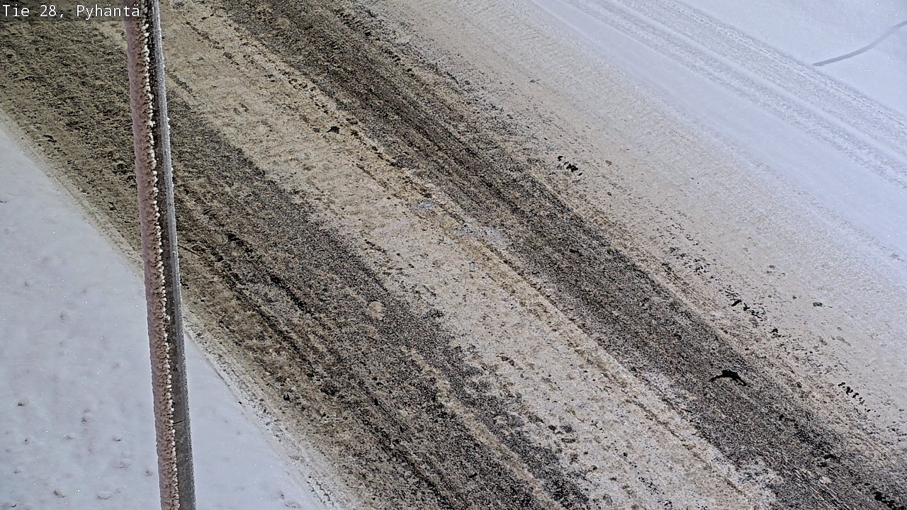 Weather Camera Image Road 28 Pyhäntä, Pyhäntä, Pohjois-Pohjanmaa