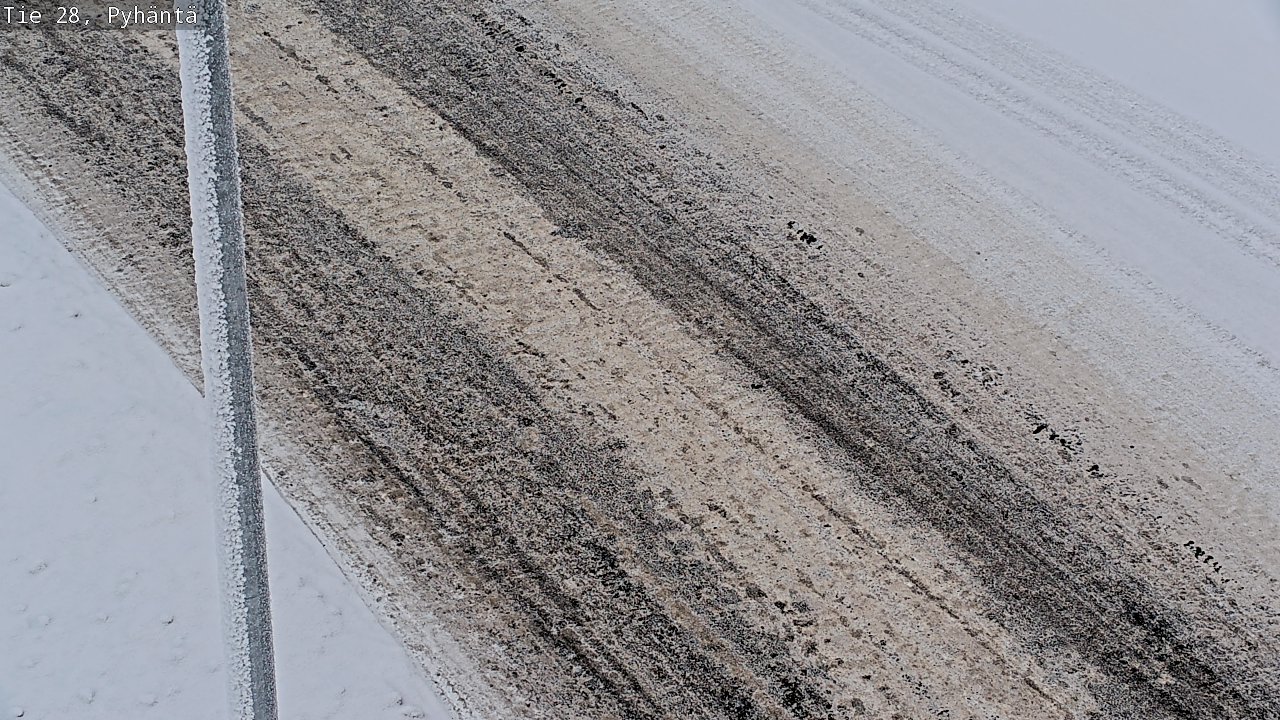 Weather Camera Image Road 28 Pyhäntä, Pyhäntä, Pohjois-Pohjanmaa