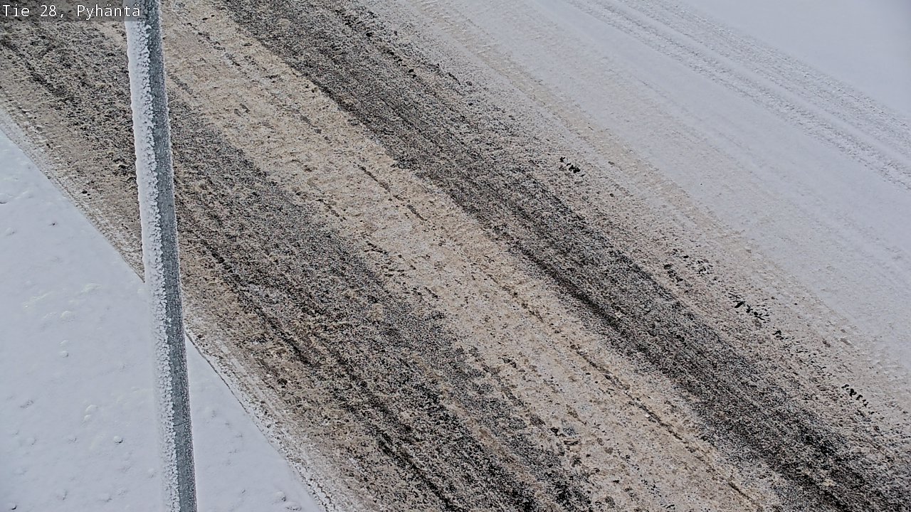 Weather Camera Image Road 28 Pyhäntä, Pyhäntä, Pohjois-Pohjanmaa