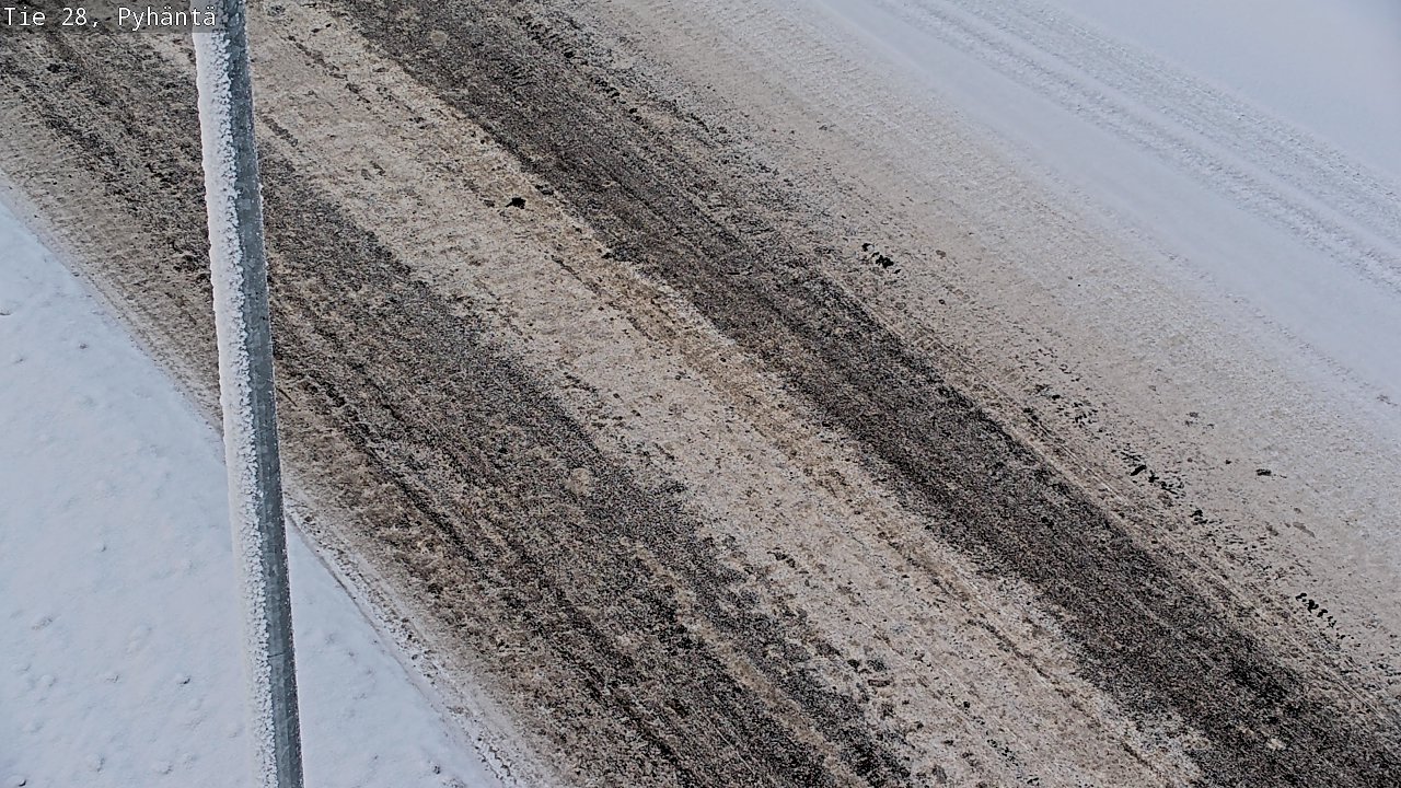 Weather Camera Image Road 28 Pyhäntä, Pyhäntä, Pohjois-Pohjanmaa