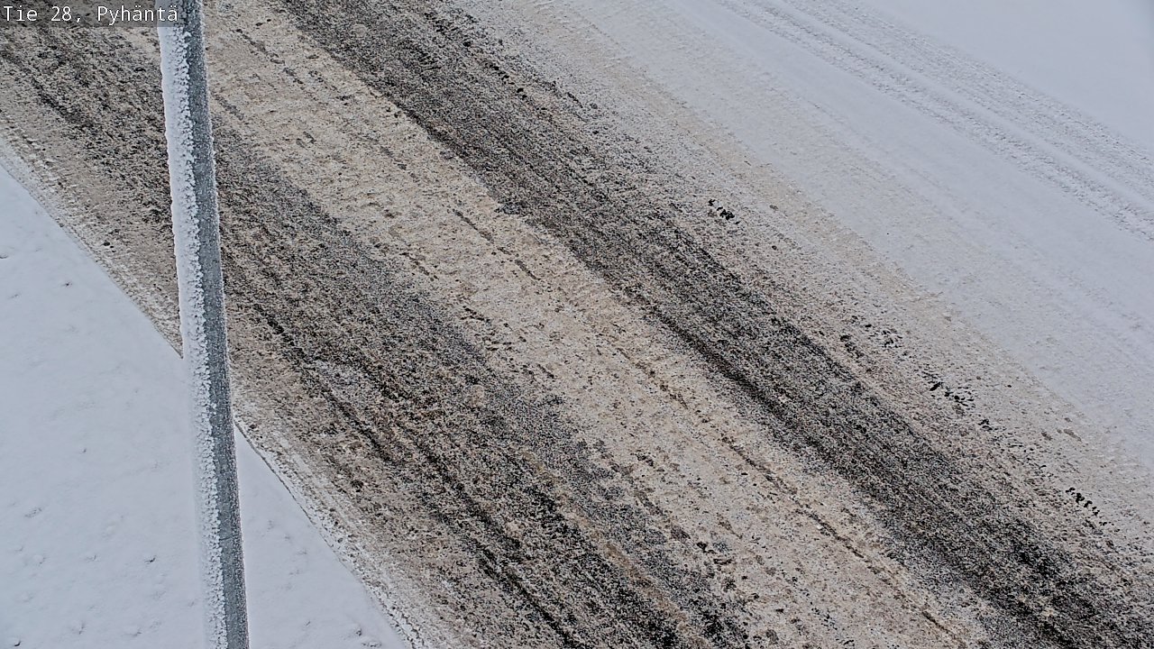 Weather Camera Image Road 28 Pyhäntä, Pyhäntä, Pohjois-Pohjanmaa